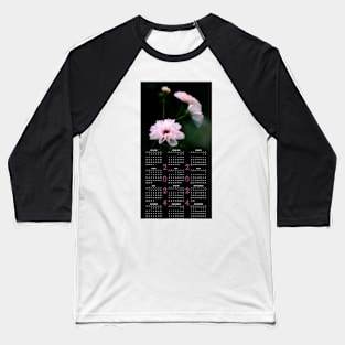 Seashell Cosmos • 2024 Year-at-a-glance Calendar Baseball T-Shirt